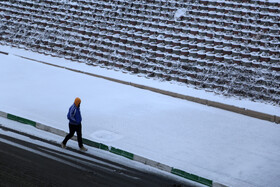 بارش اولین برف زمستانی در اردبیل