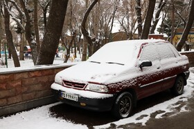 بارش برف زمستانی در شهرستان اهر