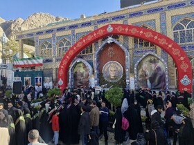 گلزار شهدای کرمان ۶ سال بعد از حاج قاسم+عکس