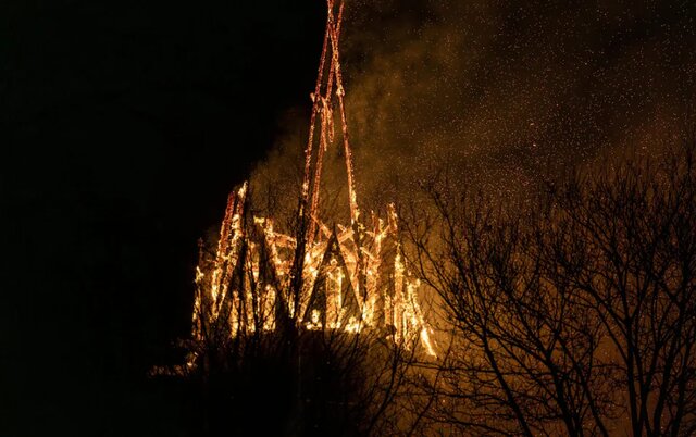 آتشی که شب سال نو را تلخ کرد 