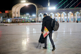 ورود معتکفین به مسجد مقدس جمکران