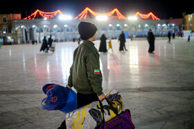 ورود معتکفین به مسجد مقدس جمکران