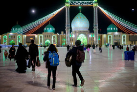 ورود معتکفین به مسجد مقدس جمکران