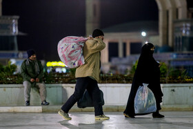 ورود معتکفین به مسجد مقدس جمکران