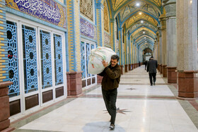 ورود معتکفین به مسجد مقدس جمکران