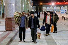 ورود معتکفین به مسجد مقدس جمکران