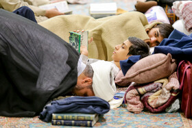آغاز آیین اعتکاف رجبیه در مسجد جمکران