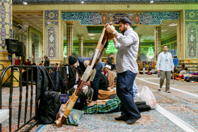 آغاز آیین اعتکاف رجبیه در مسجد جمکران