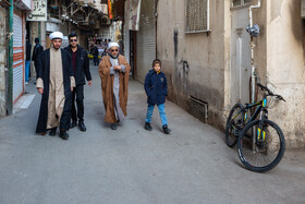 در حاشیه مراسم عمامه گذاری طلاب در روز میلاد امام علی(ع)