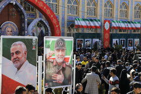 مراسم ششمین سالگرد شهادت حاج قاسم سلیمانی در کرمان