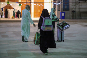 مراسم معنوی اعتکاف جزیره کیش - مصلی کیش محل اعتکاف دختران