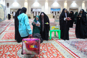 مراسم معنوی اعتکاف جزیره کیش - مصلی کیش محل اعتکاف دختران