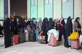 مراسم معنوی اعتکاف جزیره کیش - مصلی کیش محل اعتکاف دختران