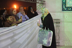 مراسم معنوی اعتکاف جزیره کیش - مصلی کیش محل اعتکاف دختران