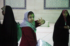 مراسم معنوی اعتکاف جزیره کیش - مصلی کیش محل اعتکاف دختران