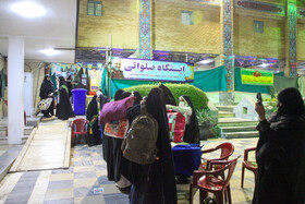 مراسم معنوی اعتکاف جزیره کیش - مسجد خاتم‌الانبیاء (ص)  محل اعتکاف بانوان