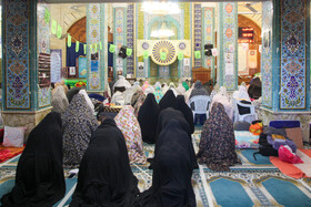 مراسم معنوی اعتکاف جزیره کیش - مسجد خاتم‌الانبیاء (ص)  محل اعتکاف بانوان