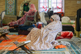 مراسم معنوی اعتکاف جزیره کیش - مسجد خاتم‌الانبیاء (ص)  محل اعتکاف بانوان