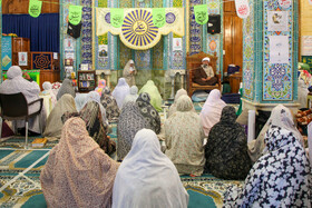 مراسم معنوی اعتکاف جزیره کیش - مسجد خاتم‌الانبیاء (ص)  محل اعتکاف بانوان