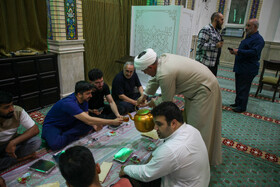 مراسم معنوی اعتکاف جزیره کیش – مسجد حضرت زینب (س) محل اعتکاف آقایان