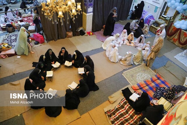 مراسم معنوی اعتکاف - بجنورد