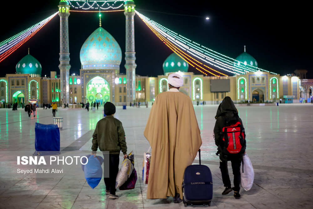 آغاز آیین اعتکاف رجبیه در مسجد جمکران