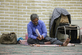 مراسم معنوی اعتکاف - یزد