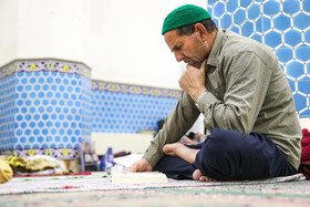 مراسم معنوی اعتکاف - یزد