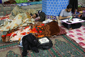 مراسم معنوی اعتکاف - یزد