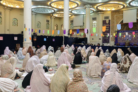 مراسم معنوی اعتکاف در دانشگاه اصفهان