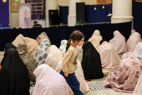 مراسم معنوی اعتکاف در دانشگاه اصفهان