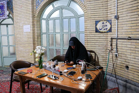 مراسم معنوی اعتکاف در دانشگاه اصفهان