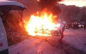 حمله پهپادی رژیم صهیونیستی به یک خودرو در جنوب لبنان