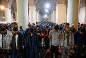 مراسم معنوی اعتکاف در مسجد تاریخ جامع اصفهان