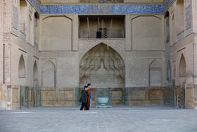 مراسم معنوی اعتکاف در مسجد تاریخ جامع اصفهان