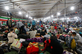 مراسم معنوی اعتکاف در اصفهان