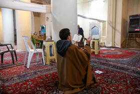 مراسم معنوی اعتکاف در مسجد تاریخ جامع اصفهان