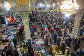 مراسم معنوی اعتکاف در مسجد امام حسن عسکری(ع) قم