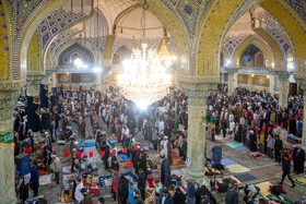 مراسم معنوی اعتکاف در مسجد امام حسن عسکری(ع) قم