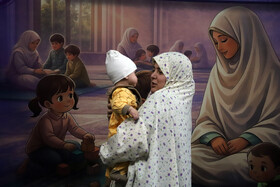 مراسم معنوی اعتکاف - کرمانشاه