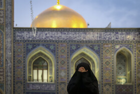 مراسم معنوی اعتکاف بانوان در صحن گوهرشاد - مشهد