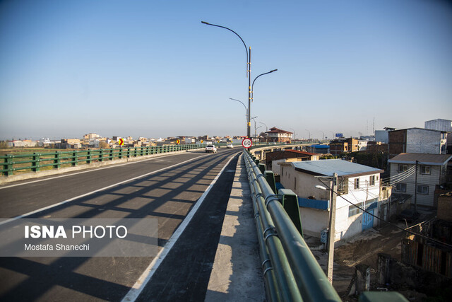 پل امام علی(ع) ساری بعد از ۱۷ سال زیر بار ترافیک رفت