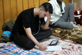 مراسم معنوی اعتکاف - اردبیل