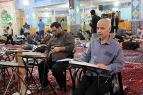 مراسم معنوی اعتکاف - اردبیل