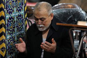 مراسم معنوی اعتکاف - اردبیل