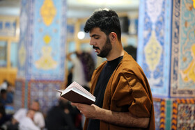 مراسم معنوی اعتکاف - اردبیل