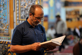 مراسم معنوی اعتکاف - اردبیل