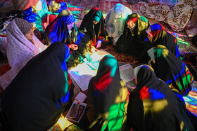 مراسم معنوی اعتکاف -شیراز