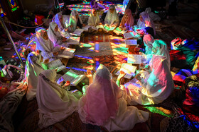 مراسم معنوی اعتکاف -شیراز