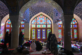 مراسم معنوی اعتکاف -شیراز